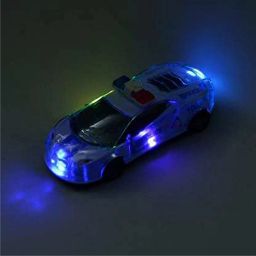 Police Super 3D Car with Lights Friction Music and Siren Sound Colorful Toys-image-67