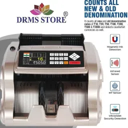 DRMS STORE Automatic mix note value counting machine Note Counting Machine image 3