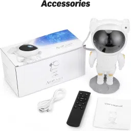 bletilla Astronaut Star Galaxy Projector with Remote Control - 360° Adjustable Table Lamp image 5