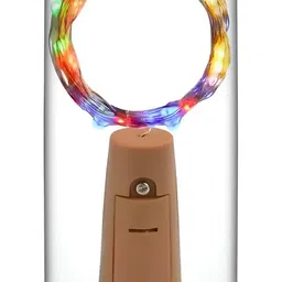 ENORMITY Green & Red Rice Shape Cork String Light image 1