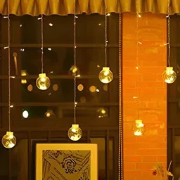 SPARK WORLD Yellow Cylindrical Shape String Light image 2