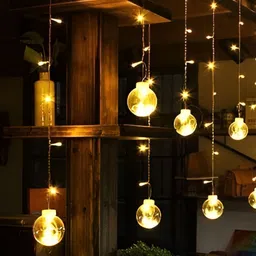 ENORMITY Yellow Ball Shape String Lights image 2