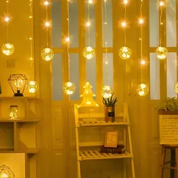 ENORMITY  Yellow Ball Shaped  LED String Lights image 2
