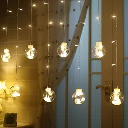 ENORMITY Yellow Ball Shape String Lights image 3