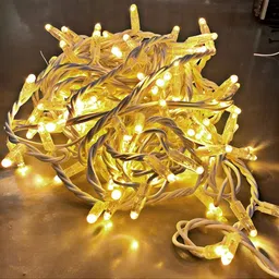 ENORMITY Yellow Rice Shape String Lights-56