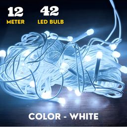 ENORMITY  White Rice Shaped  LED String Lights-39