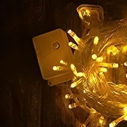 ENORMITY Yellow Rice Shape String Lights-57