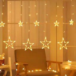 ENORMITY  Yellow Star Shaped  LED String Lights-52