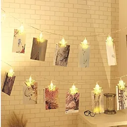 ENORMITY Yellow & White Star Shape String Lights-14