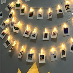 ENORMITY Yellow Photo Clip String Lights-51