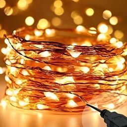 SPARK WORLD Yellow LED String Lights-3