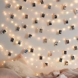 ENORMITY Yellow Photo Clip Shape String Lights-13