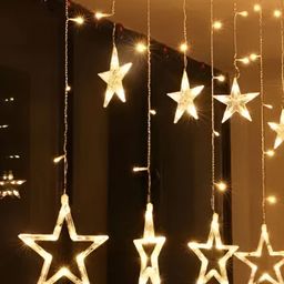 ENORMITY Yellow Star Shape String Lights-48