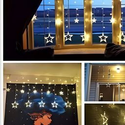 ENORMITY Yellow Star Shaped String Lights-42