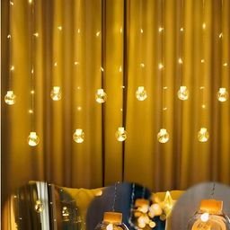 SPARK WORLD Yellow Cylindrical Shape String Lights-15