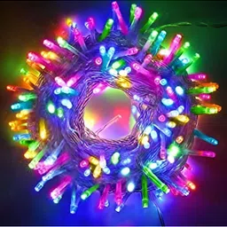 ENORMITY Green & Blue Rice Shape Bulb String Lights image 1