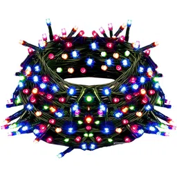 ENORMITY Blue & Red Rice Shape String Light image 1