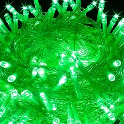 SPARK WORLD Green Rice Shape String Lights-25