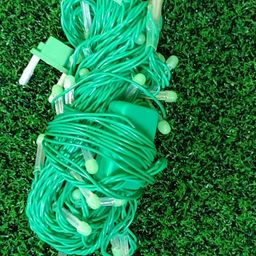 SPARK WORLD Green Rice Shaped String Lights-52