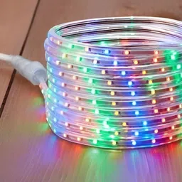 ENORMITY White & Blue Rice Shape String Lights-57