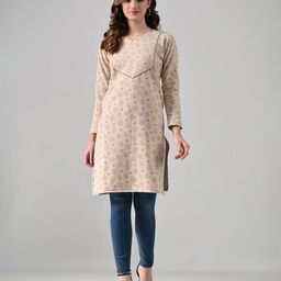 BAESD Women Floral Printed Winter Kurti-image-83