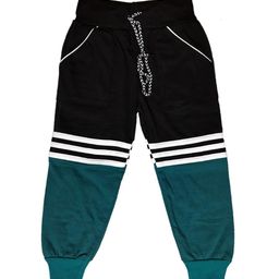 BAESD Kids Colorblocked Mid-Rise Pure  Cotton Joggers-57