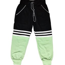 BAESD Kids Colorblocked Mid-Rise Pure  Cotton Joggers-23