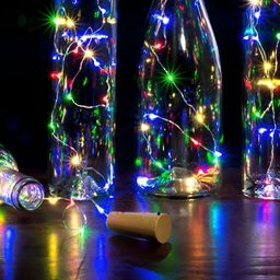 SPARK WORLD Blue Cylindrical Shape String Light-34
