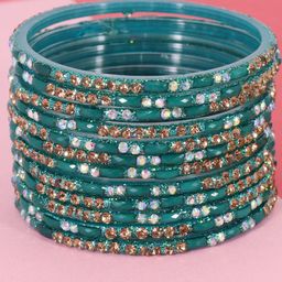 LAVAZZA Set Of 12 Zircon-Studded Bangles-image-85