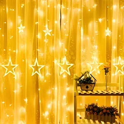 SPARK WORLD Yellow Heart Shape String Lights image 5