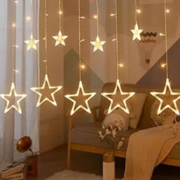ENORMITY Yellow Star Shaped LED String Lights image 2