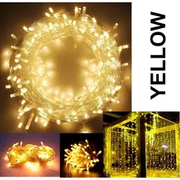 SPARK WORLD Yellow Star Shaped  LED String Lights image 2