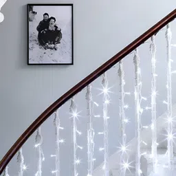 SPARK WORLD White Rice Shape String Lights image 3