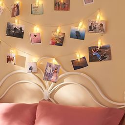 SPARK WORLD Yellow Photo Clip String Lights image 4