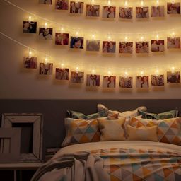 ENORMITY Yellow Photo Clip String Lights image 5