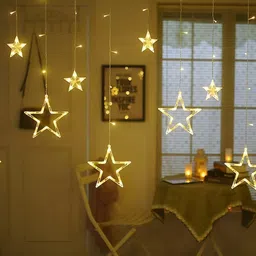 SPARK WORLD 138 Yellow Diya Shaped LED String Lights image 3