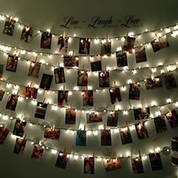 SPARK WORLD Yellow Photo Clip String Lights image 3