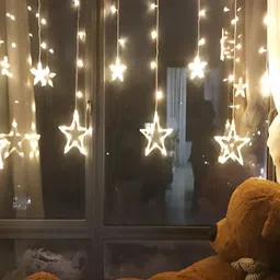 SPARK WORLD Yellow Star Shape String Lights image 4