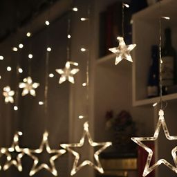 SPARK WORLD Yellow Star Shaped String Lights image 5