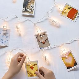 SPARK WORLD Yellow Photo Clip String Lights image 3