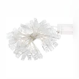 SPARK WORLD Yellow Photo Clip Shape String Lights image 3