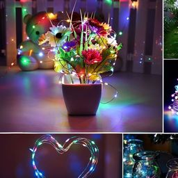 ENORMITY  Yellow & Pink Rice Shaped  LED String Lights image 2