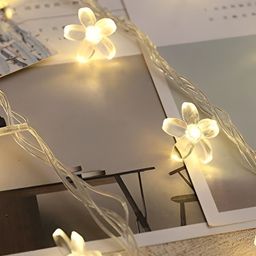 ENORMITY  Yellow Flower Shaped  LED String Lights image 2