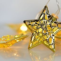 SPARK WORLD Yellow Star Shape String Lights image 3