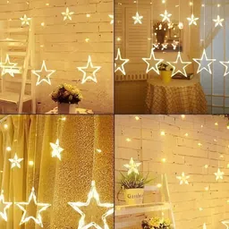 SPARK WORLD Yellow Star-Shaped String Lights image 4
