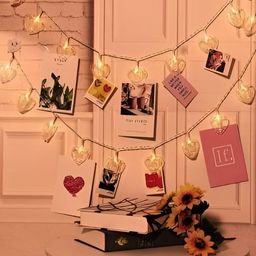 SPARK WORLD Yellow Heart Shape String Lights image 2