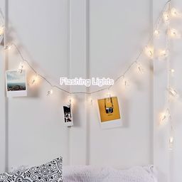 ENORMITY White Photo Clip String Lights image 3
