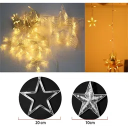 ENORMITY Yellow Star Shaped String Lights image 2