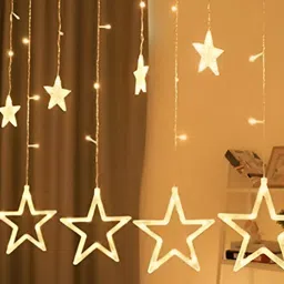 SPARK WORLD Yellow Star-Shaped String Lights image 3