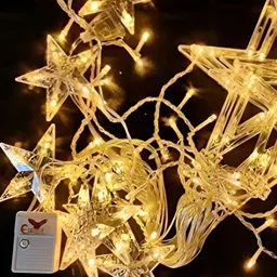 SPARK WORLD Yellow Star Shape String Lights image 5